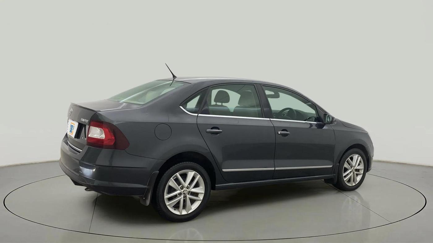 2021 Skoda Rapid STYLE AT TSI, Petrol, Automatic, 38,257 km, Right Back Diagonal