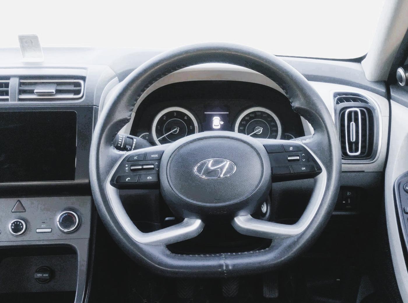 2020 Hyundai Creta E 1.5 DIESEL, Diesel, Manual, 20,490 km, Steering Wheel Close Up