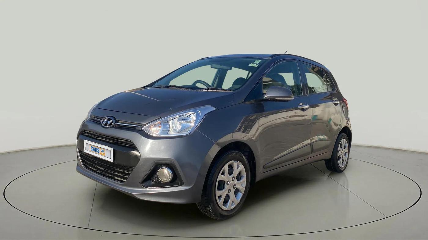 2013 Hyundai Grand i10 SPORTZ 1.2 KAPPA VTVT, Petrol, Manual, 69,543 km, Left Front Diagonal