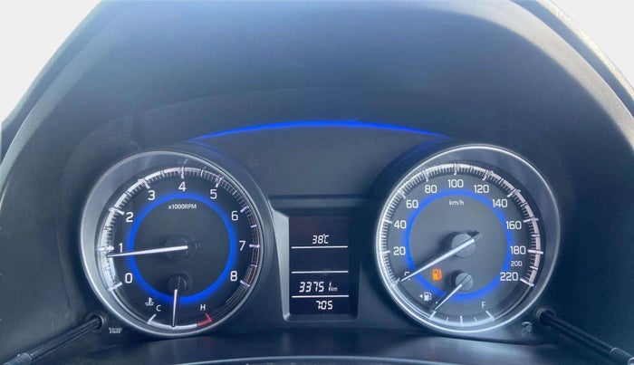 2017 Maruti Baleno DELTA PETROL 1.2, Petrol, Manual, 33,710 km, Odometer Image