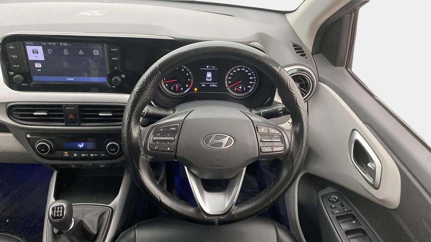 2023 Hyundai GRAND I10 NIOS SPORTZ 1.2 KAPPA VTVT, Petrol, Manual, 21,734 km, Steering Wheel Close Up