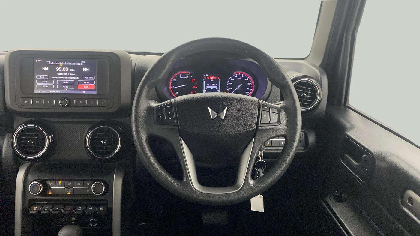 2024 Mahindra Thar LX D AT 4WD HT, Diesel, Automatic, 5,691 km, Steering Wheel Close Up