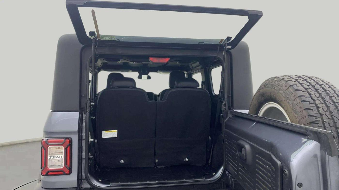 2024 Mahindra Thar LX D AT 4WD HT, Diesel, Automatic, 5,691 km, Boot Door Open