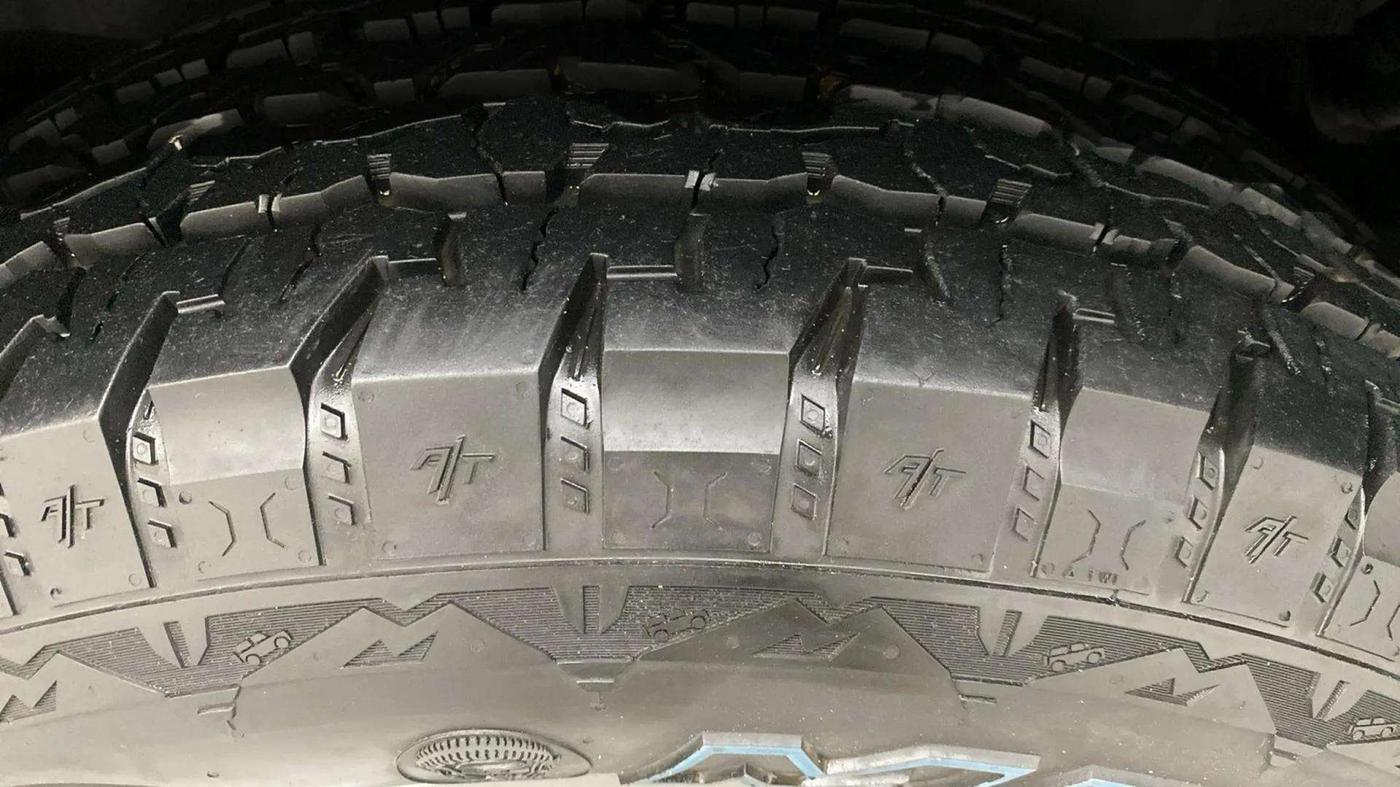 2024 Mahindra Thar LX D AT 4WD HT, Diesel, Automatic, 5,691 km, Left Rear Tyre Tread