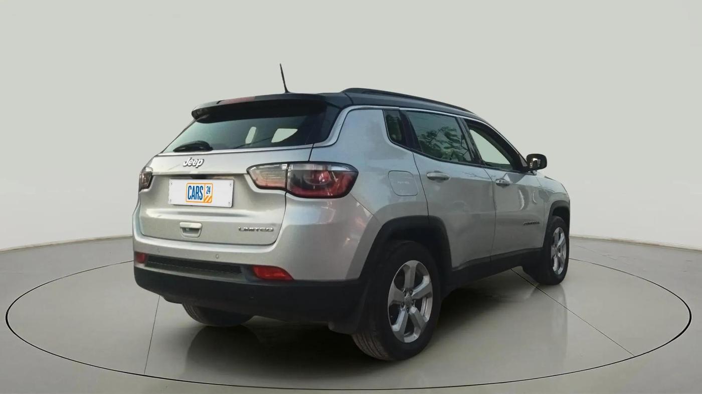 2018 Jeep Compass LIMITED (O) 1.4 PETROL AT, Petrol, Automatic, 75,947 km, Right Back Diagonal