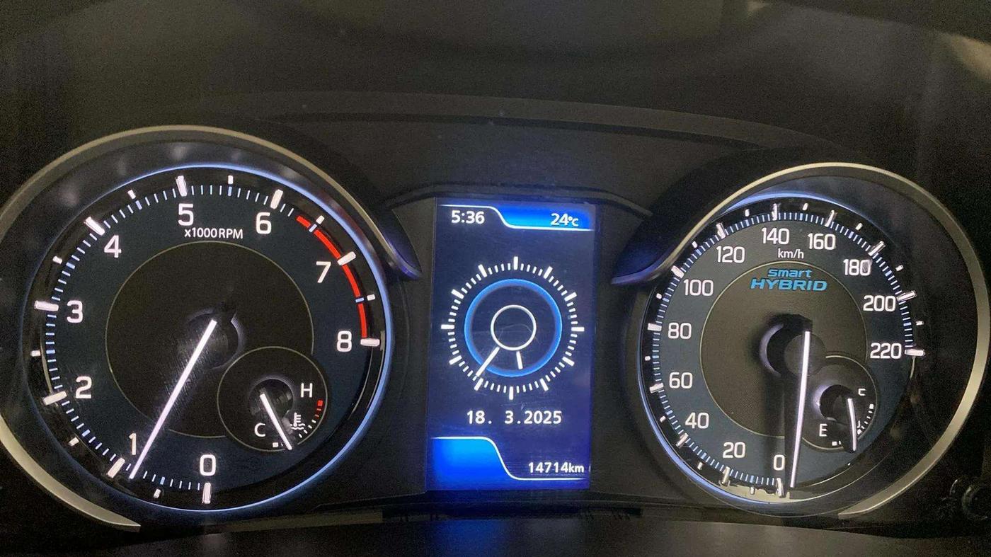 2023 Maruti Ertiga ZXI+ SHVS, Petrol, Manual, 14,717 km, Odometer Image