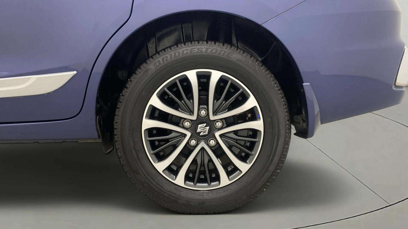 2023 Maruti Ertiga ZXI+ SHVS, Petrol, Manual, 14,717 km, Left Rear Wheel
