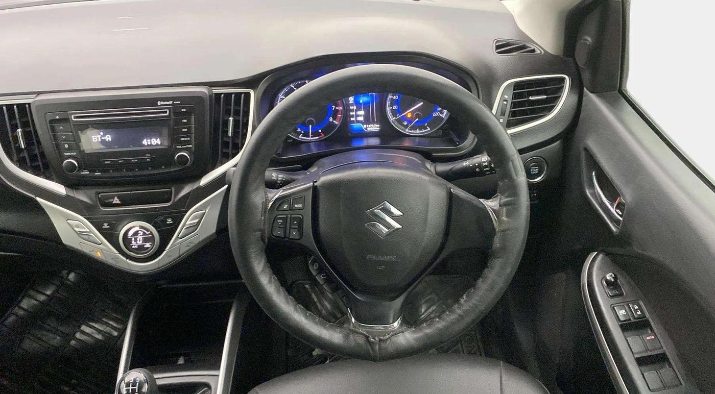 2017 Maruti Baleno ZETA PETROL 1.2, Petrol, Manual, 50,068 km, Steering Wheel Close Up