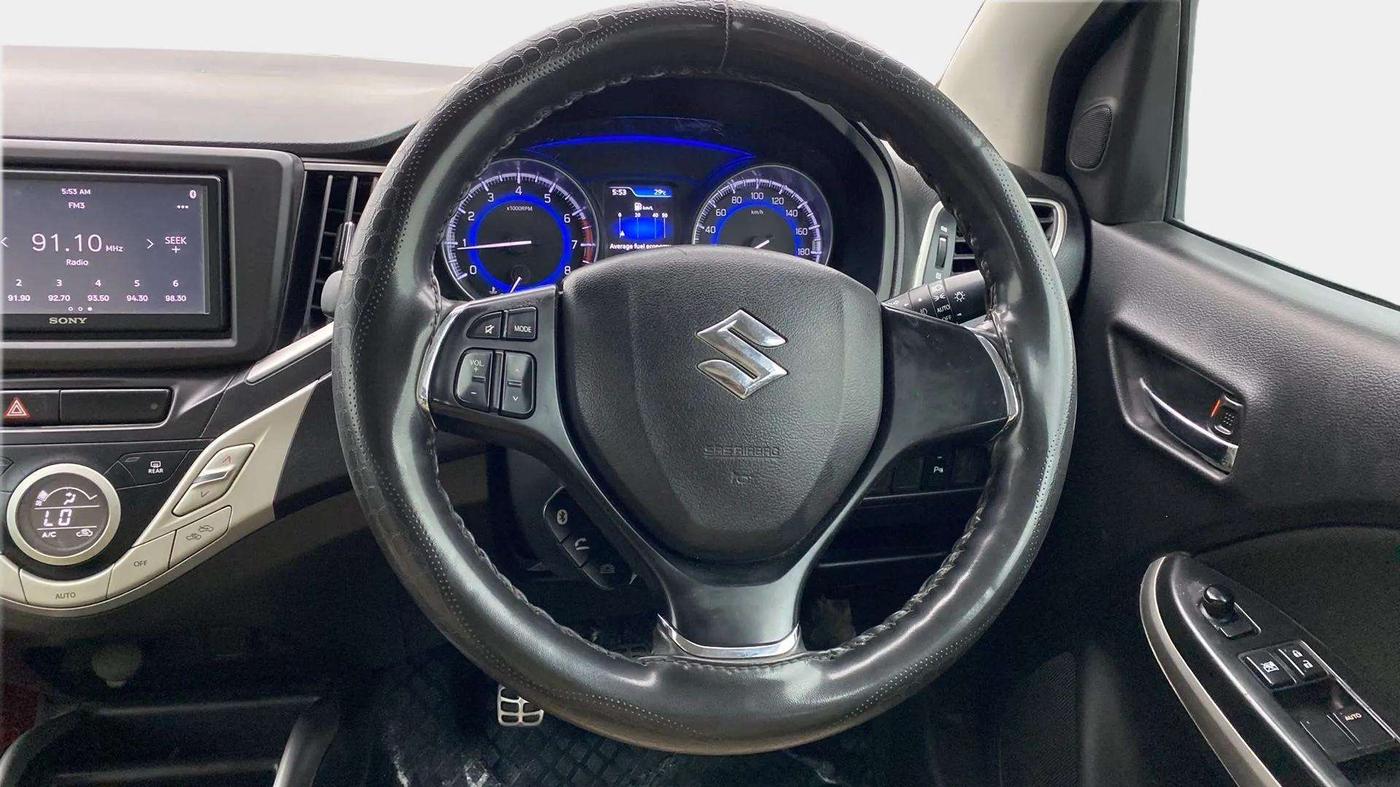 2018 Maruti Baleno ZETA PETROL 1.2, Petrol, Manual, 56,179 km, Steering Wheel Close Up