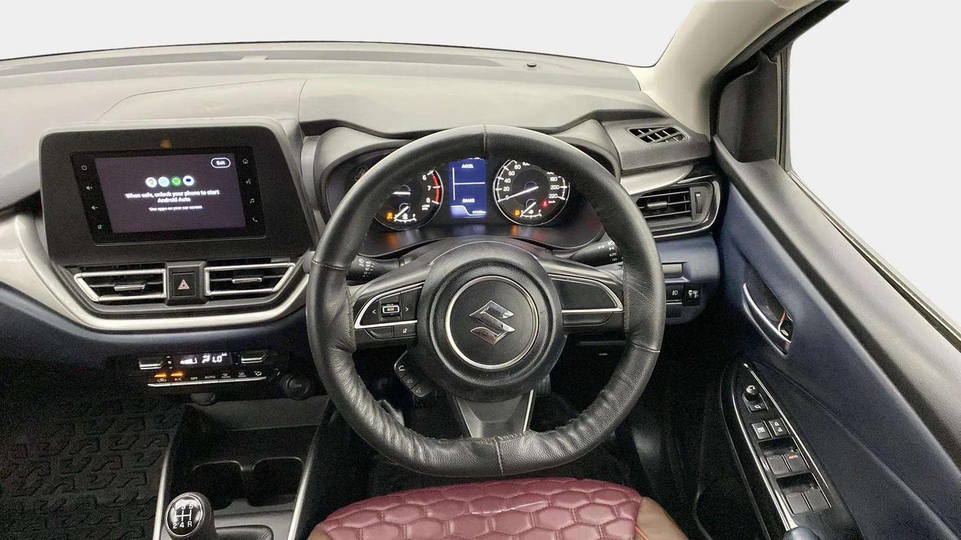 2023 Maruti Baleno  ZETA CNG 1.2L, CNG, Manual, 17,480 km, Steering Wheel Close Up