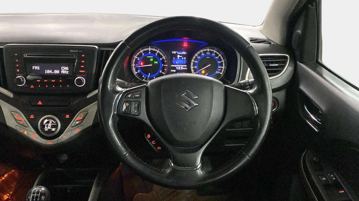 2016 Maruti Baleno ZETA PETROL 1.2, Petrol, Manual, 79,855 km, Steering Wheel Close Up