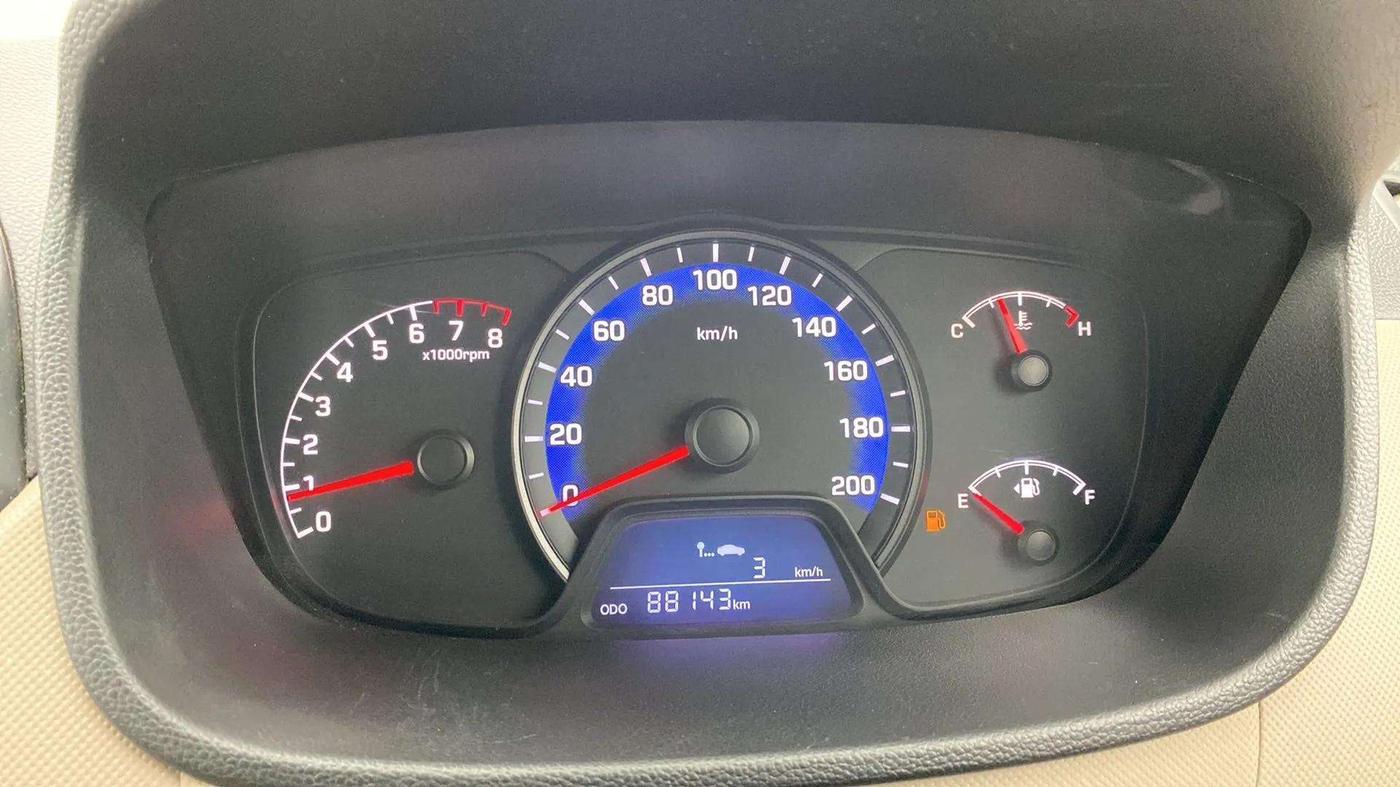 2014 Hyundai Xcent BASE 1.2, Petrol, Manual, 88,199 km, Odometer Image