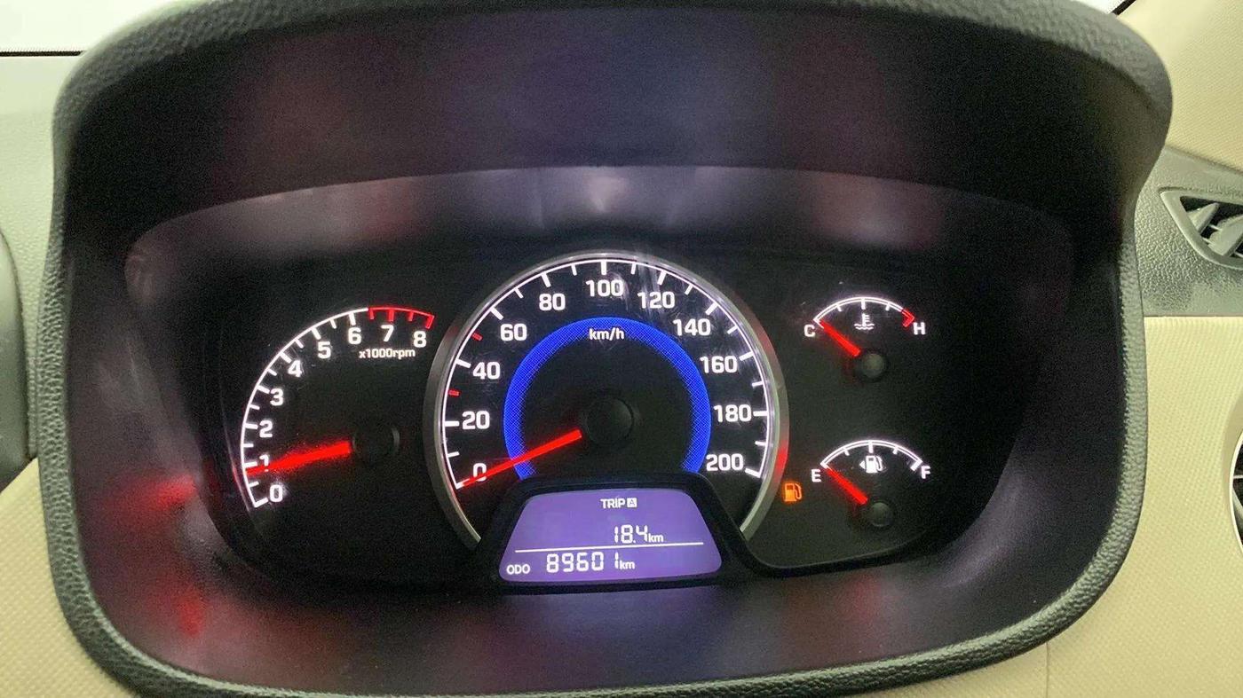 2017 Hyundai Grand i10 MAGNA 1.2 KAPPA VTVT, CNG, Manual, 89,623 km, Odometer Image