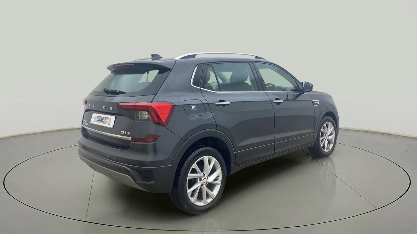 2024 Skoda KUSHAQ STYLE 1.5L TSI DSG, Petrol, Automatic, 5,267 km, Right Back Diagonal
