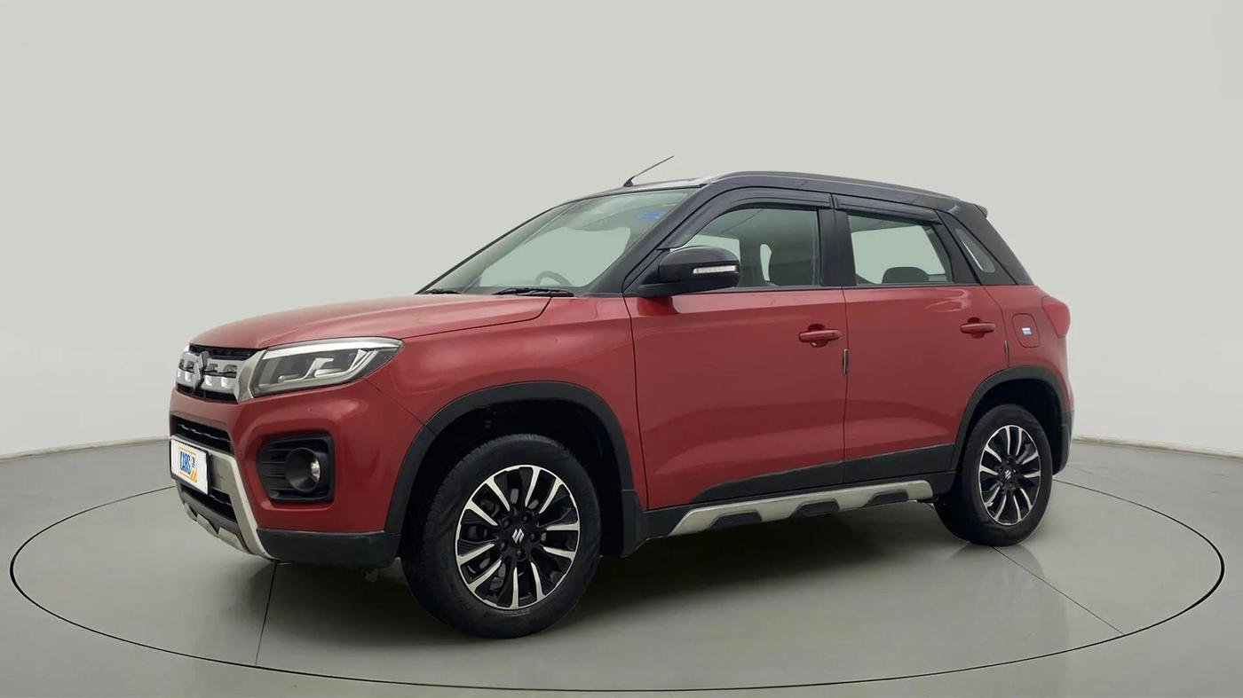 2020 Maruti Vitara Brezza ZXI PLUS AT DUAL TONE SHVS, Petrol, Automatic, 43,240 km, Left Front Diagonal