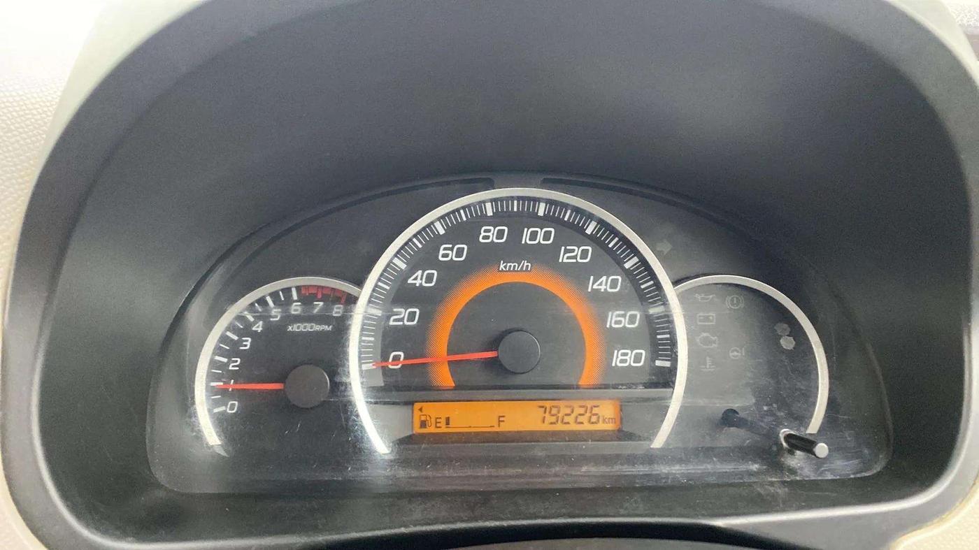 2013 Maruti Wagon R 1.0 VXI, Petrol, Manual, 79,327 km, Odometer Image