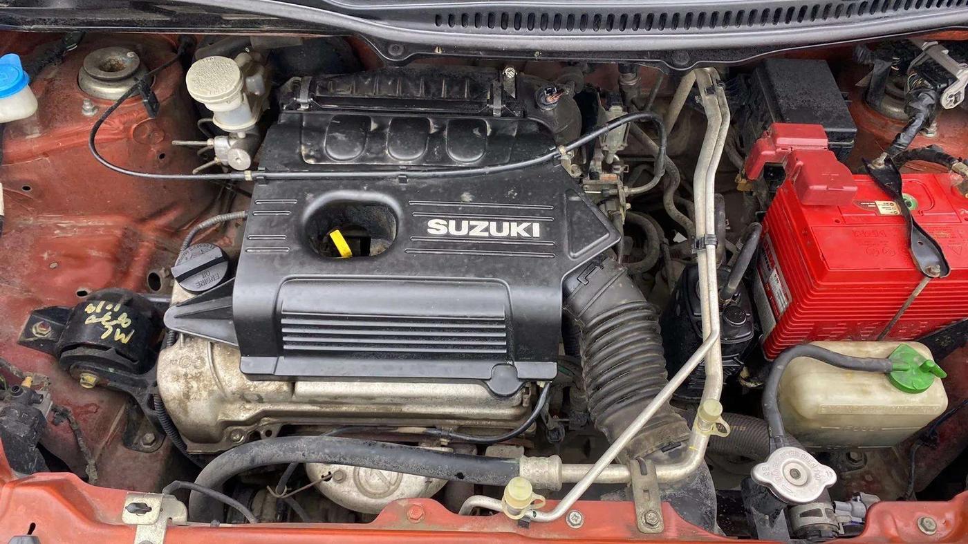 2013 Maruti Wagon R 1.0 VXI, Petrol, Manual, 79,327 km, Engine View