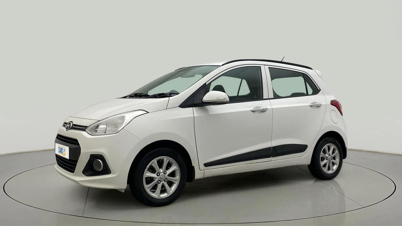 2014 Hyundai Grand i10 ASTA AT 1.2 KAPPA VTVT, Petrol, Automatic, 53,073 km, Left Front Diagonal