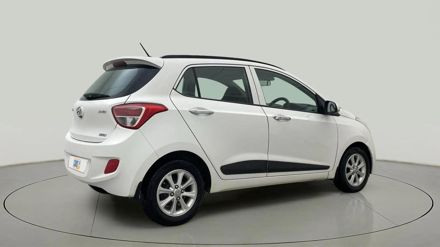 2014 Hyundai Grand i10 ASTA AT 1.2 KAPPA VTVT, Petrol, Automatic, 53,073 km, Right Back Diagonal