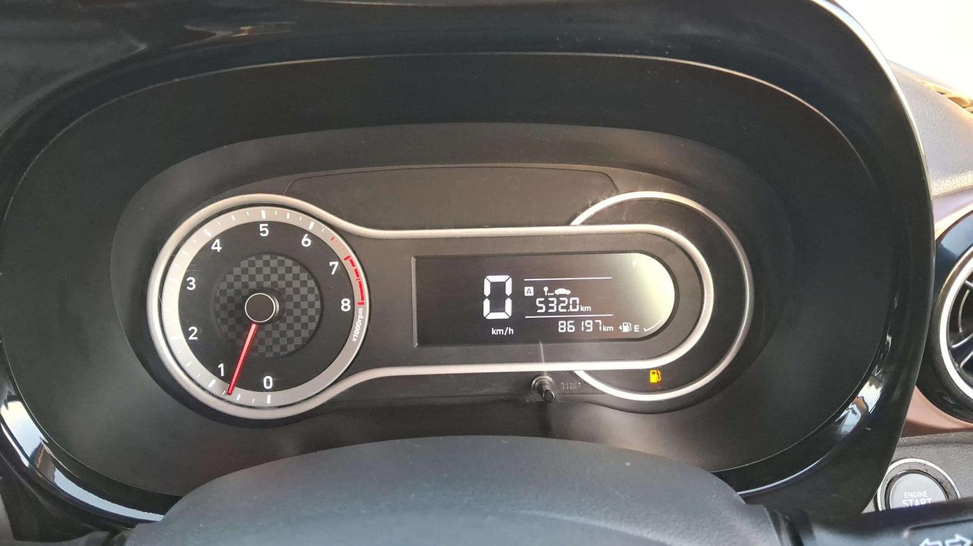2020 Hyundai AURA SX 1.2, CNG, Manual, 86,199 km, Odometer Image