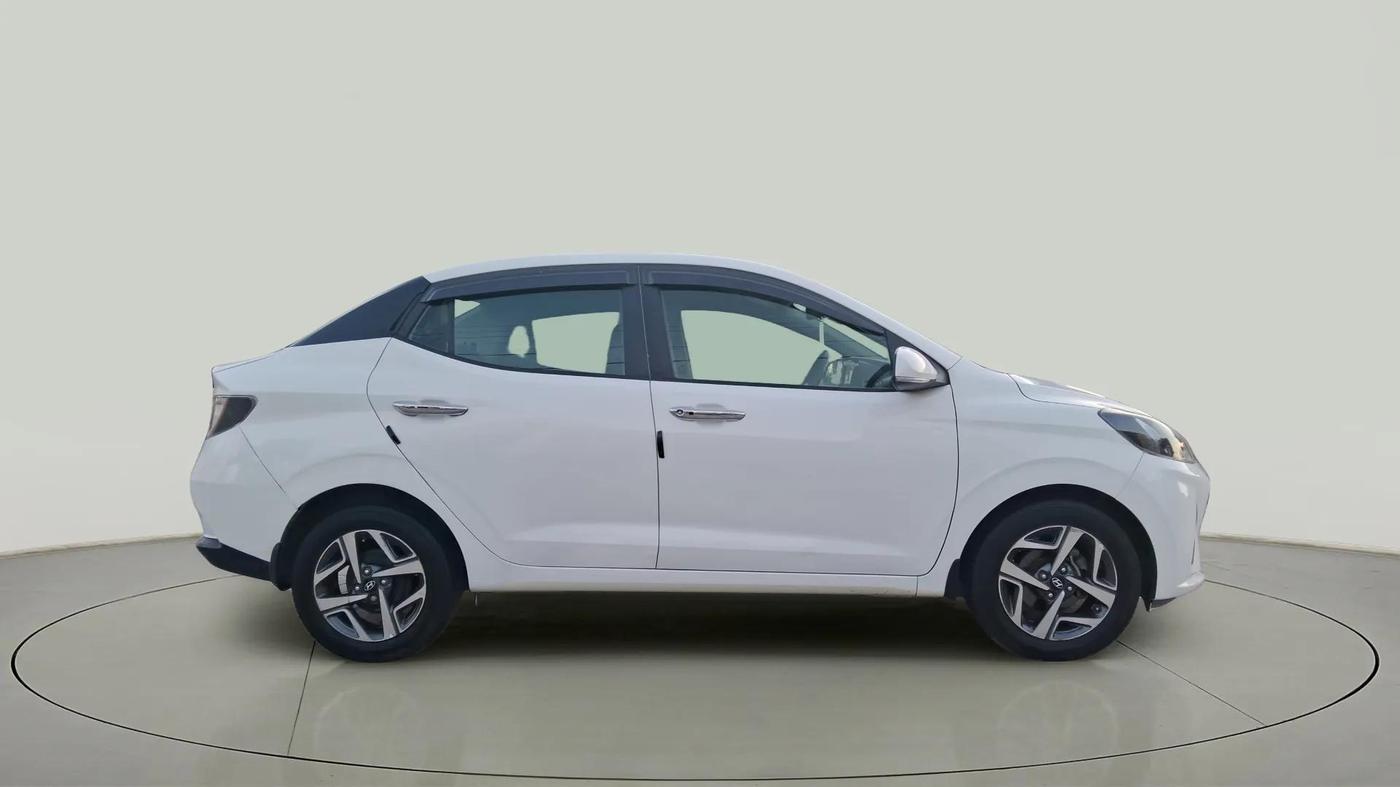 2020 Hyundai AURA SX 1.2, CNG, Manual, 86,199 km, Right Side View
