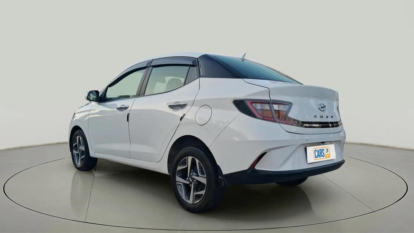 2020 Hyundai AURA SX 1.2, CNG, Manual, 86,199 km, Left Back Diagonal