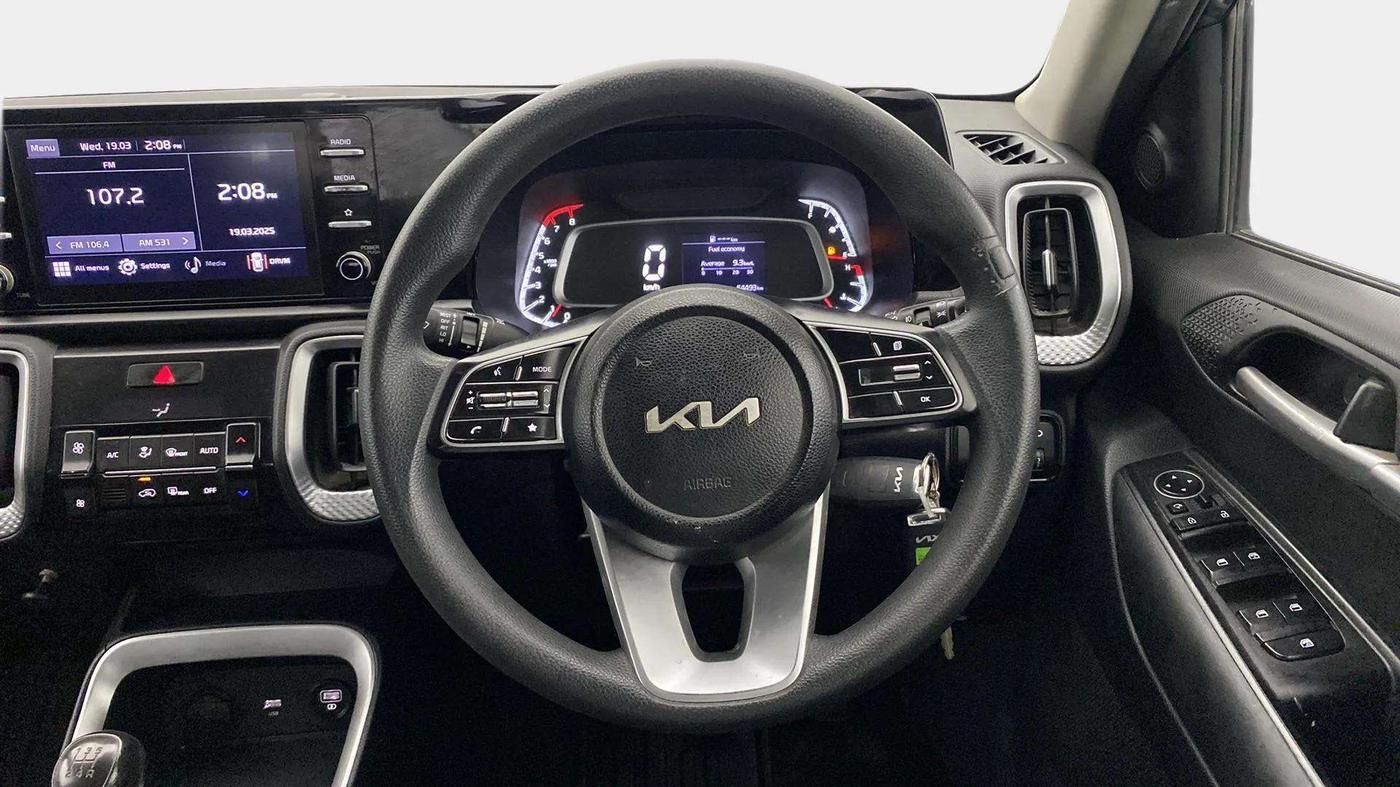 2022 KIA SONET HTK PLUS 1.2, Petrol, Manual, 54,617 km, Steering Wheel Close Up