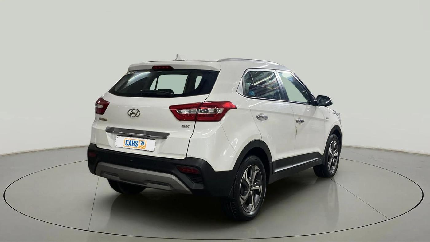 2019 Hyundai Creta SX AT 1.6 PETROL, Petrol, Automatic, 31,212 km, Right Back Diagonal