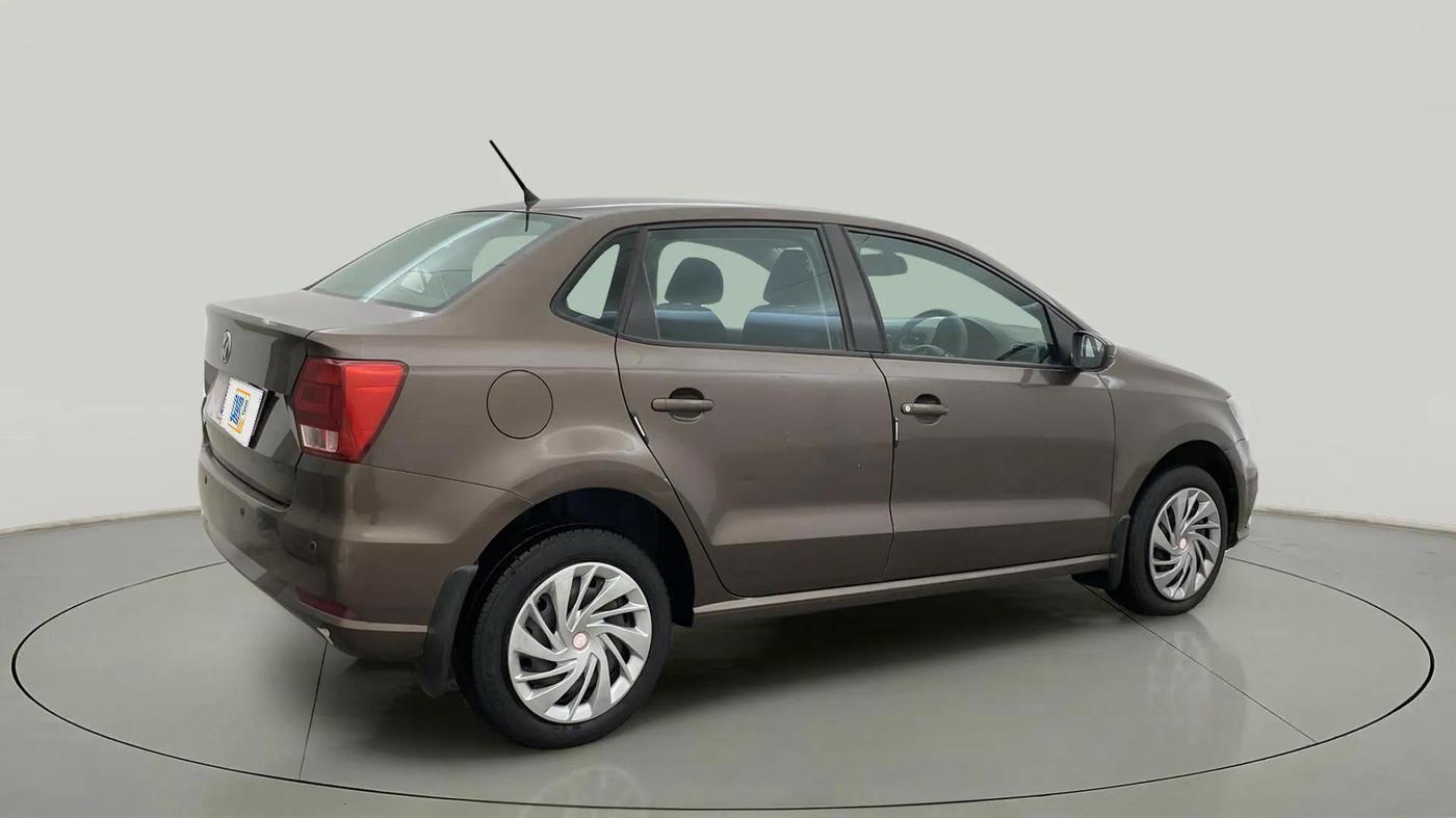 2017 Volkswagen Ameo COMFORTLINE 1.2L, Petrol, Manual, 43,685 km, Right Back Diagonal