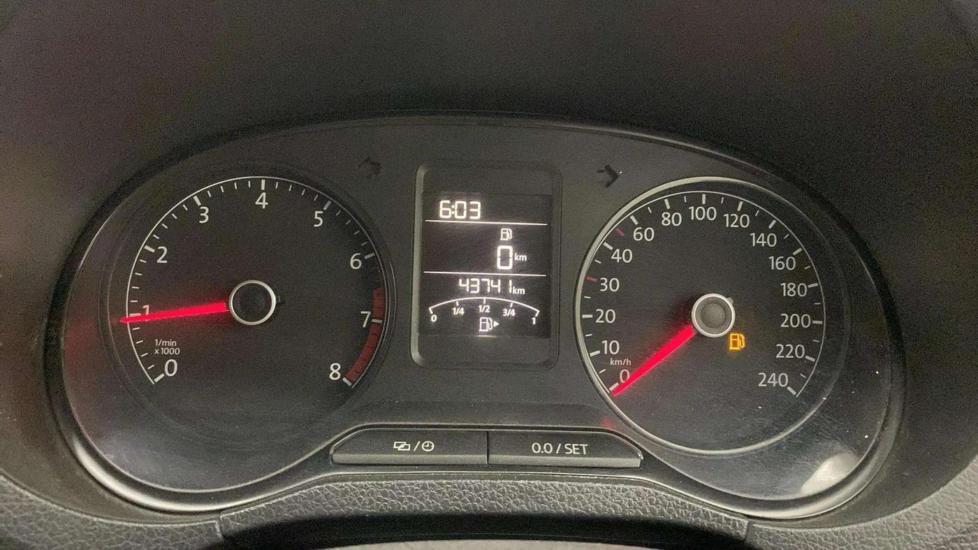 2017 Volkswagen Ameo COMFORTLINE 1.2L, Petrol, Manual, 43,685 km, Odometer Image