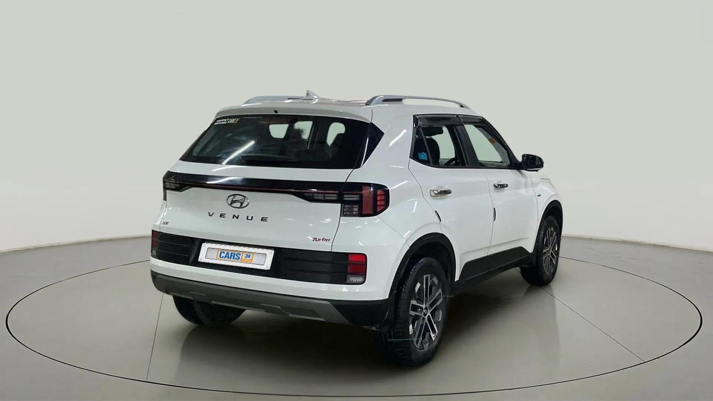 2023 Hyundai VENUE SX 1.0 (O) TURBO IMT, Petrol, Manual, 24,029 km, Right Back Diagonal