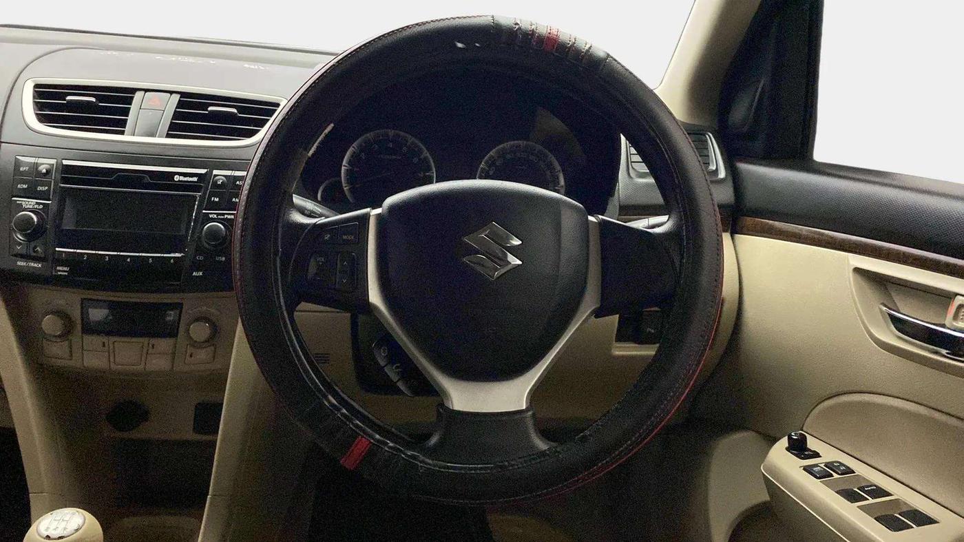 2015 Maruti Swift Dzire ZXI, Petrol, Manual, 68,451 km, Steering Wheel Close Up