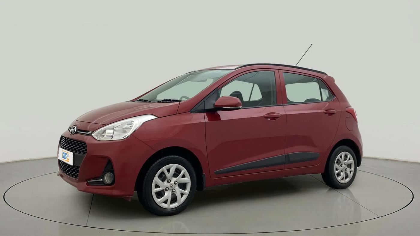 2018 Hyundai Grand i10 SPORTZ 1.2 KAPPA VTVT, Petrol, Manual, 22,460 km, Left Front Diagonal