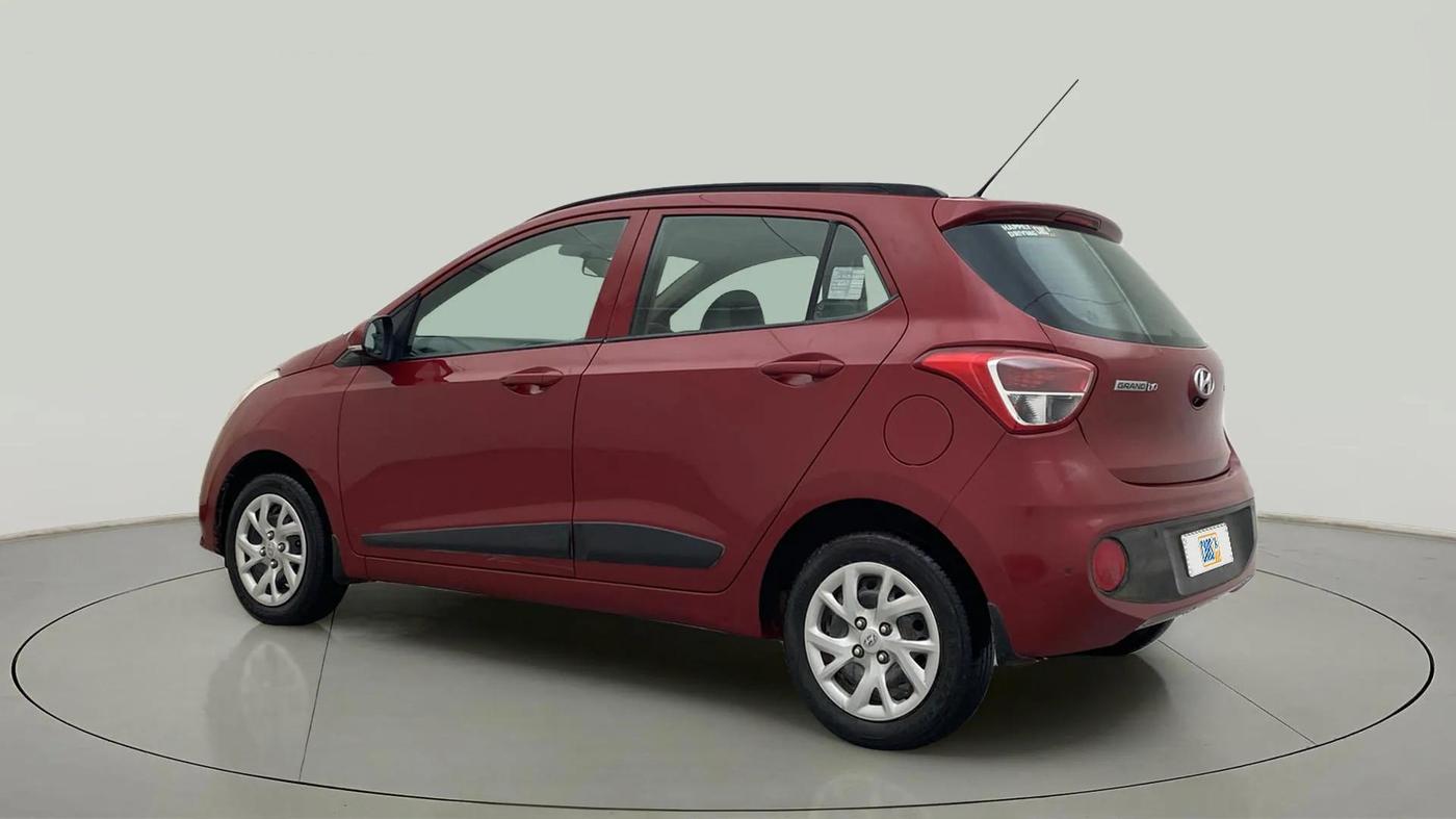 2018 Hyundai Grand i10 SPORTZ 1.2 KAPPA VTVT, Petrol, Manual, 22,460 km, Left Back Diagonal