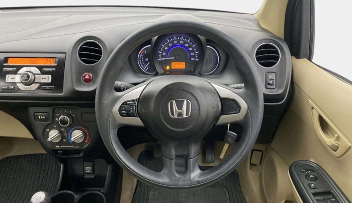 2015 Honda Amaze 1.2L I-VTEC S, Petrol, Manual, 32,022 km, Steering Wheel Close Up