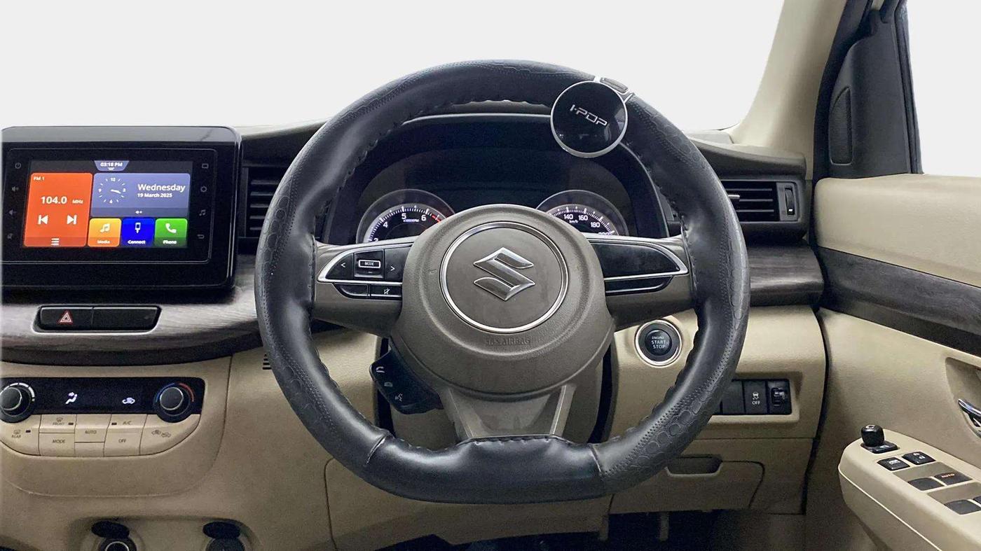 2023 Maruti Ertiga ZXI (O) CNG, CNG, Manual, 32,893 km, Steering Wheel Close Up