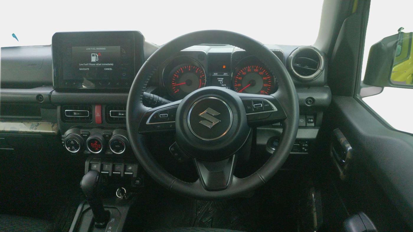 2023 Maruti JIMNY ALPHA ALL GRIP PRO AT DUAL TONE, Petrol, Automatic, 12,021 km, Steering Wheel Close Up