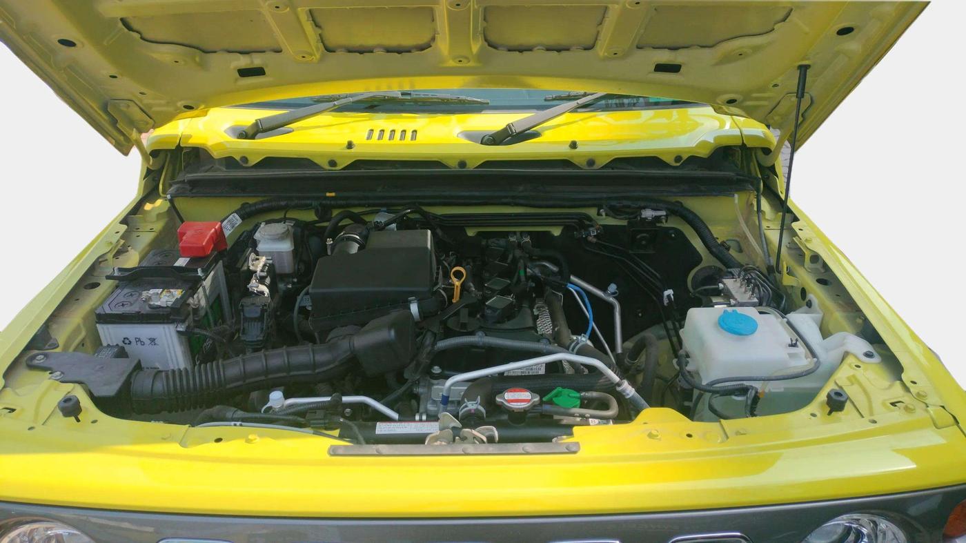 2023 Maruti JIMNY ALPHA ALL GRIP PRO AT DUAL TONE, Petrol, Automatic, 12,021 km, Open Bonet