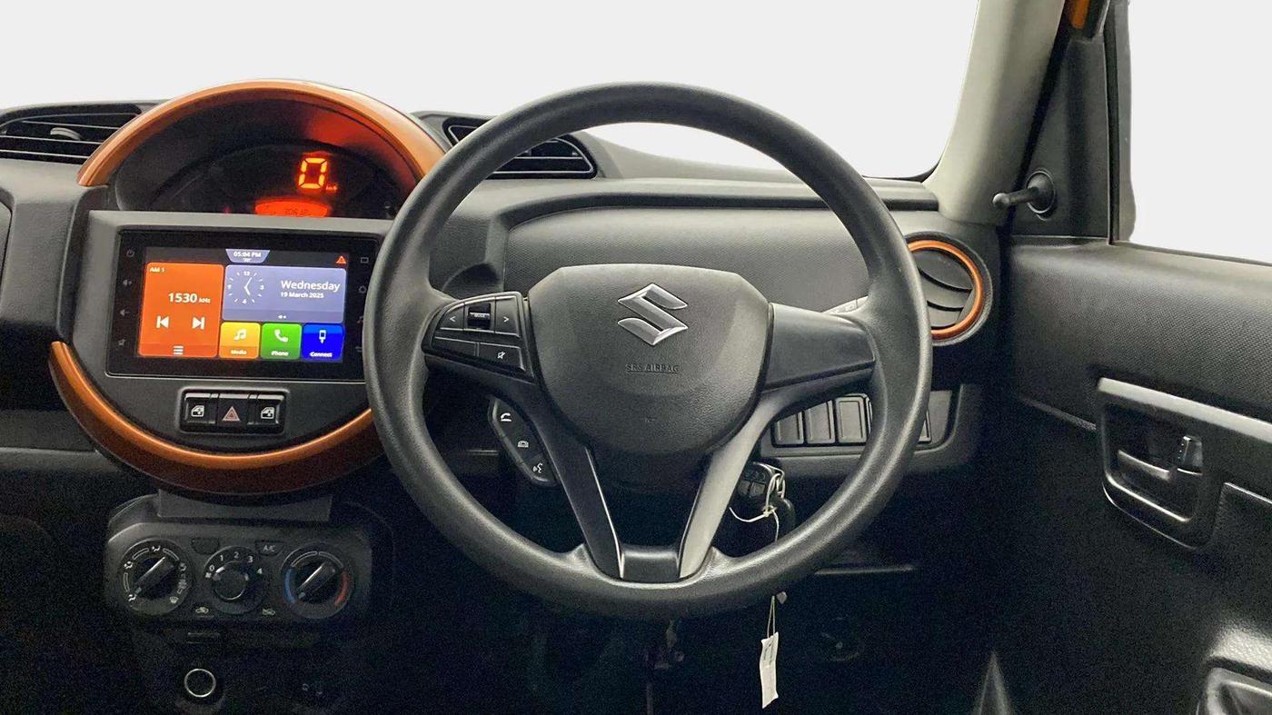 2019 Maruti S PRESSO VXI+, Petrol, Manual, 30,666 km, Steering Wheel Close Up