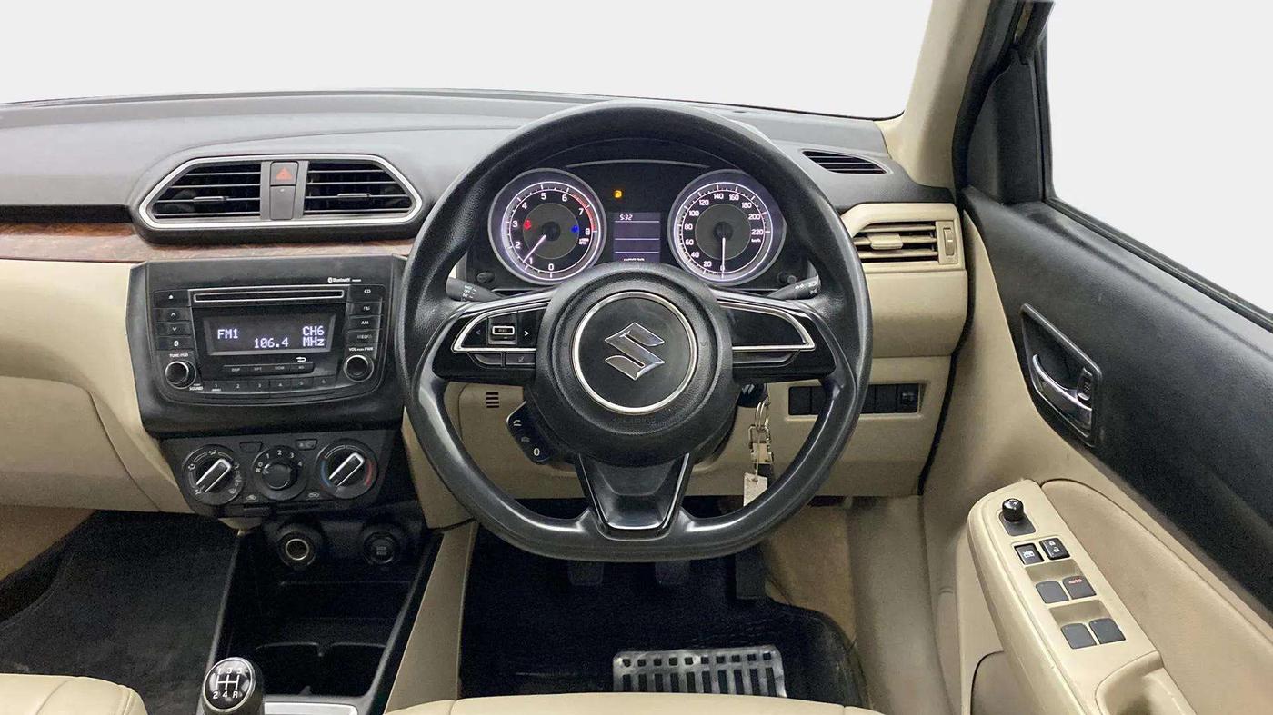 2019 Maruti Dzire VXI, Petrol, Manual, 40,139 km, Steering Wheel Close Up