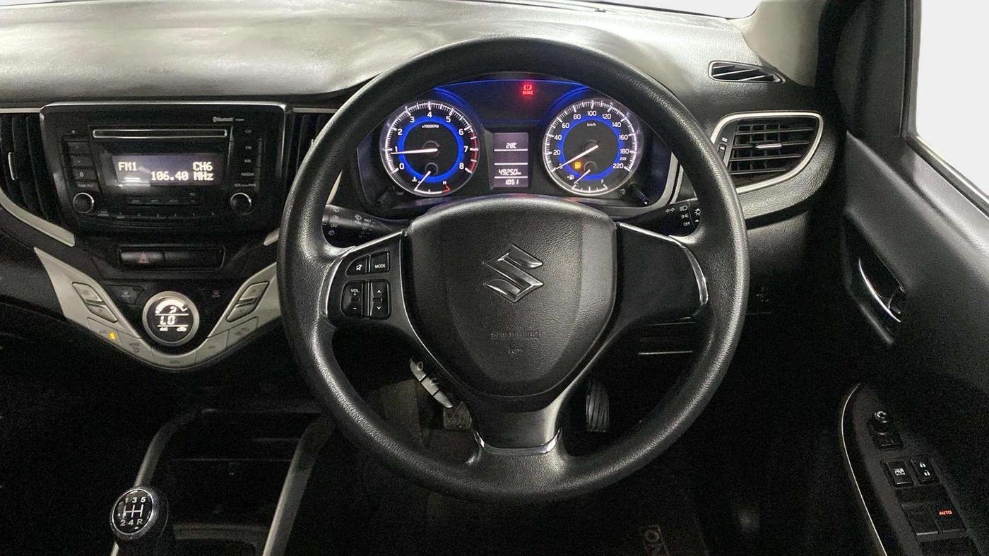 2017 Maruti Baleno DELTA PETROL 1.2, Petrol, Manual, 49,275 km, Steering Wheel Close Up