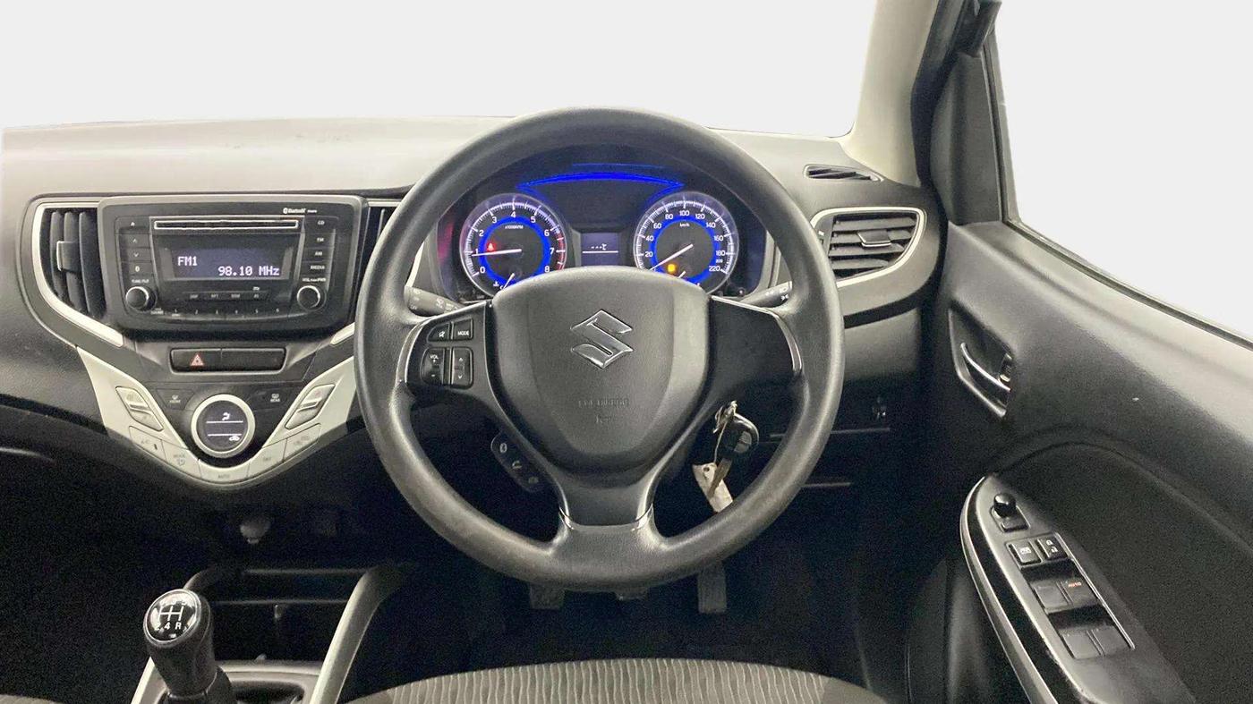 2018 Maruti Baleno DELTA PETROL 1.2, Petrol, Manual, 42,112 km, Steering Wheel Close Up