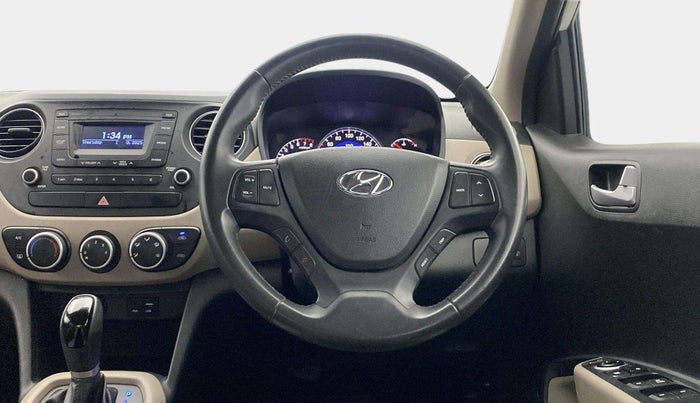 2016 Hyundai Grand i10 ASTA (O) AT 1.2 KAPPA VTVT, Petrol, Automatic, 41,925 km, Steering Wheel Close Up