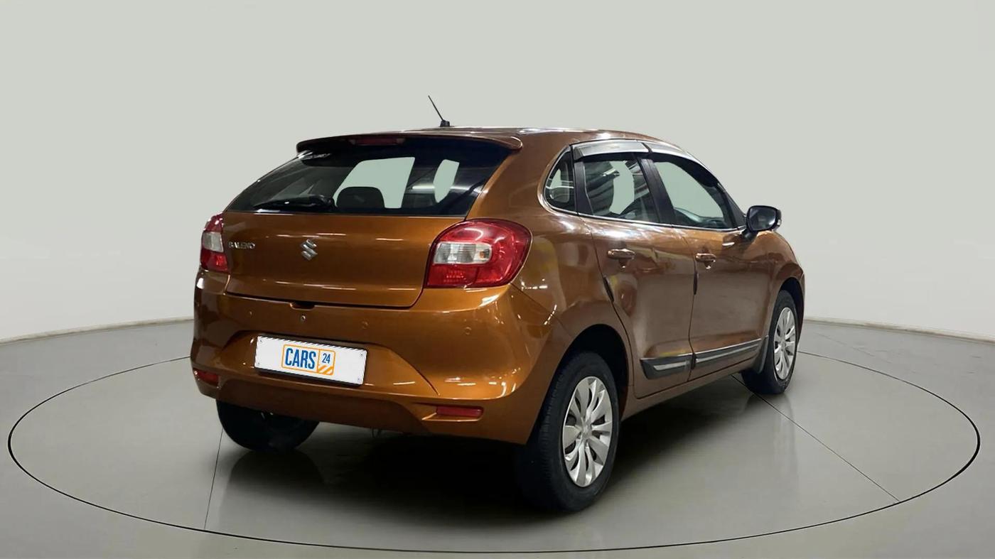 2017 Maruti Baleno DELTA PETROL 1.2, Petrol, Manual, 43,766 km, Right Back Diagonal