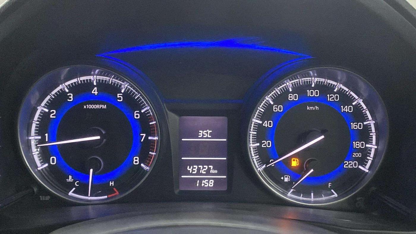 2017 Maruti Baleno DELTA PETROL 1.2, Petrol, Manual, 43,766 km, Odometer Image