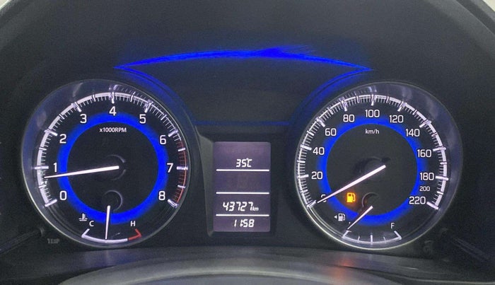 2017 Maruti Baleno DELTA PETROL 1.2, Petrol, Manual, 43,766 km, Odometer Image