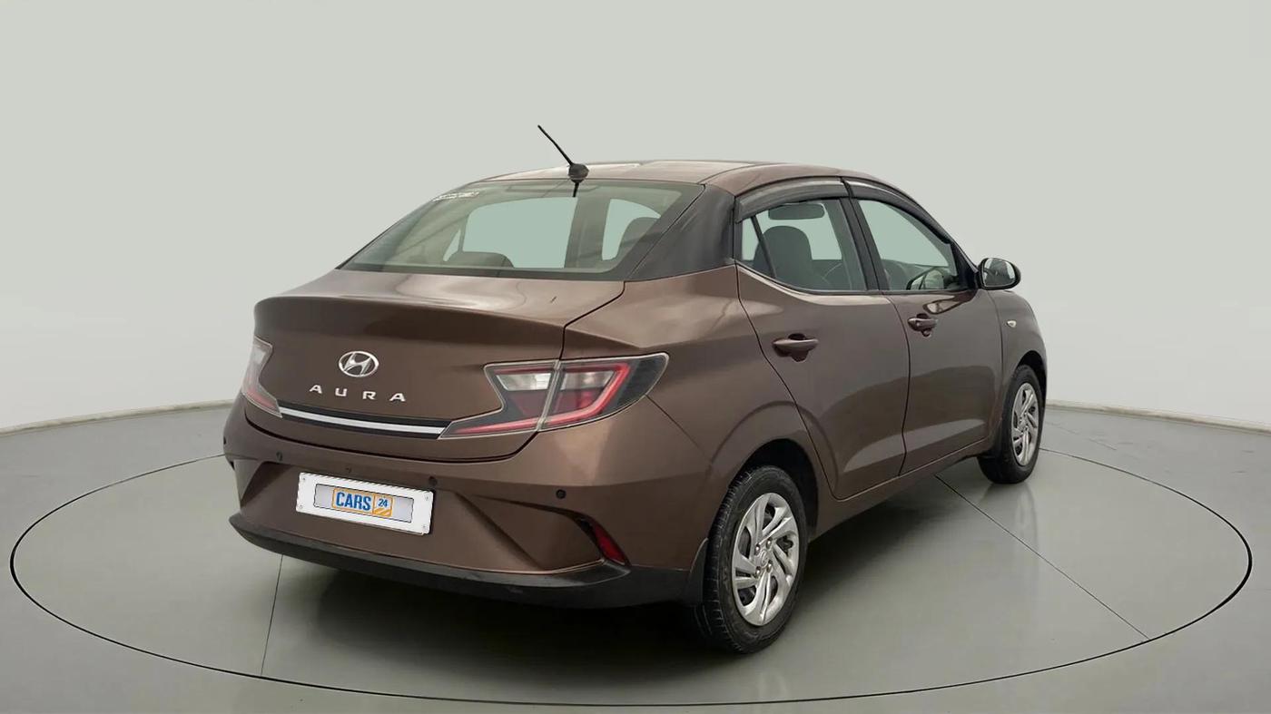 2020 Hyundai AURA S 1.2, Petrol, Manual, 48,780 km, Right Back Diagonal