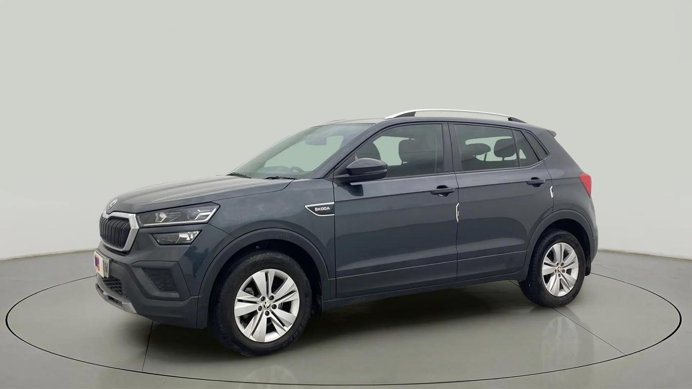 2023 Skoda KUSHAQ AMBITION 1.0L TSI MT, Petrol, Manual, 8,166 km, Left Front Diagonal