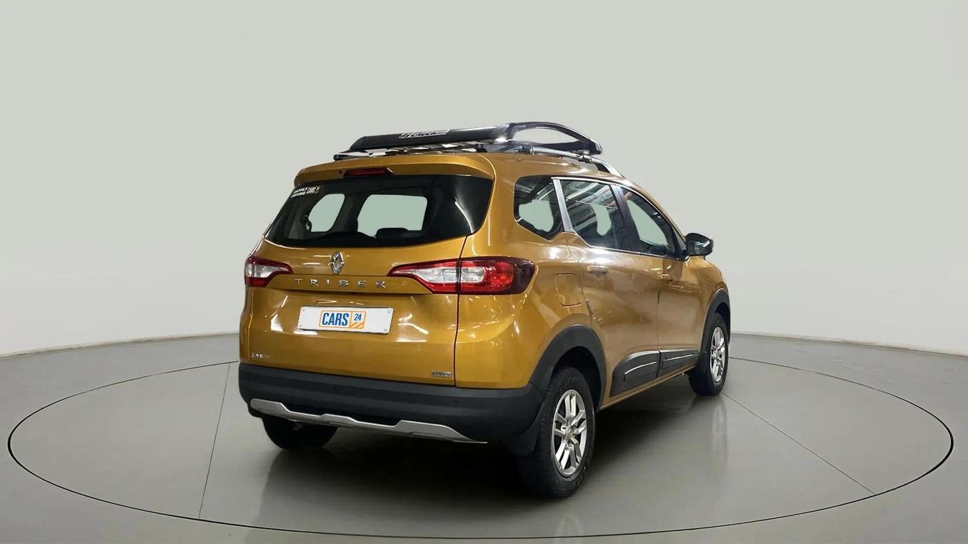 2021 Renault TRIBER RXT AMT, Petrol, Automatic, 14,449 km, Right Back Diagonal
