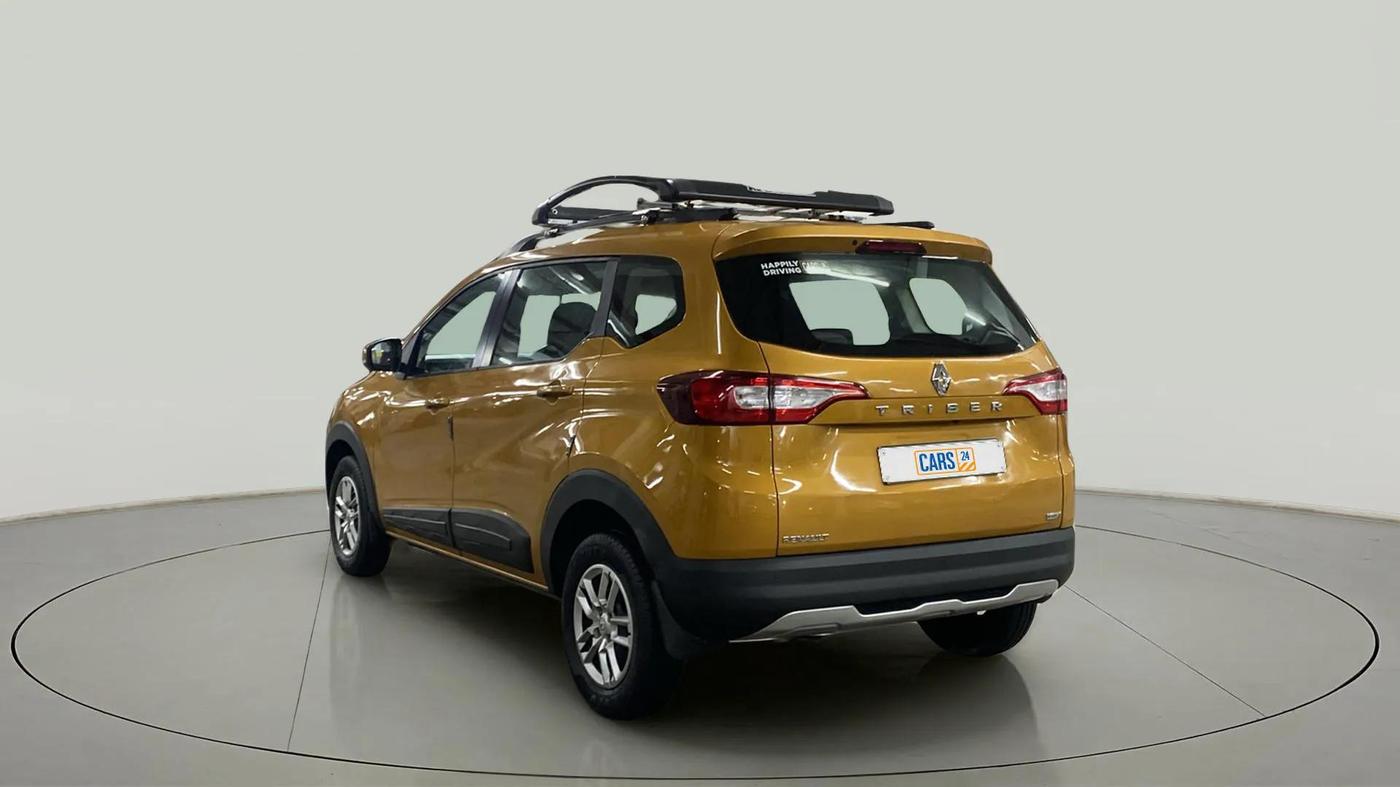 2021 Renault TRIBER RXT AMT, Petrol, Automatic, 14,449 km, Left Back Diagonal